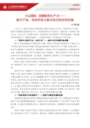发展新质生产力——新兴产业、传统升级与数字经济的协同共振
