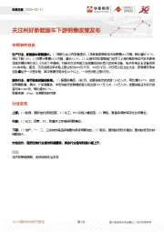 宏观日报：关注利好新能源车下游销售政策发布