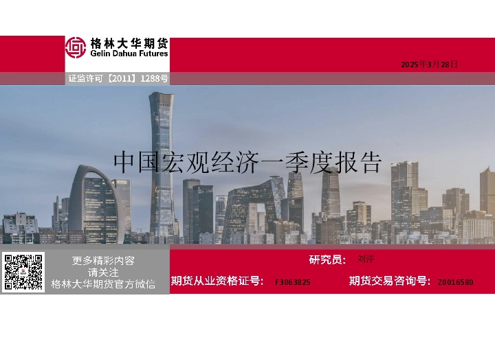 中国宏观经济一季度报告