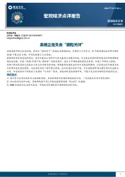 宏观经济点评报告：美债正在失去“避险光环”