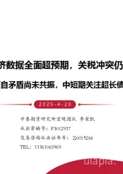 3月份国内经济数据全面超预期，关税冲突仍不时扰动资产：债市焦灼源自矛盾尚未共振，中短期关注超长债跨资产对冲逻辑