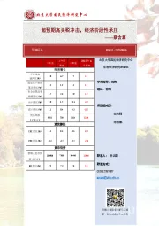 预测报告：超预期高关税冲击，经济阶段性承压