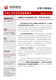 中国5月重点经济数据解读：短期承压与韧性修复并存，消费为突出亮点