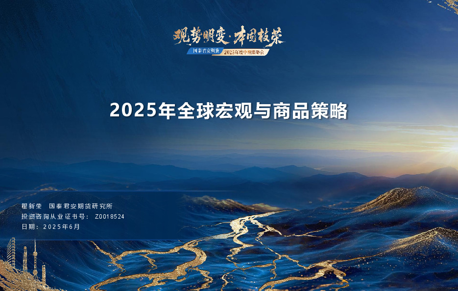 2025年全球宏观与商品策略