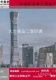 全球经济和大类资产月报：大宗商品二浪回调