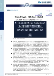 数字资产研究（No.10）：Project Crypto：荆棘丛生的山花烂漫