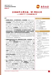 2025年7月社融数据点评：直接融资支撑社融，M1增速走高