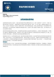 贸易专题分析报告：对等关税未完待续