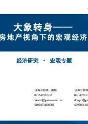 宏观专题：大象转身—房地产视角下的宏观经济