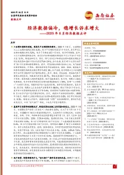 2025年8月经济数据点评：经济数据偏冷，稳增长诉求增大