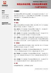 行业景气度系列七：制造业供给回暖，非制造业需求减弱