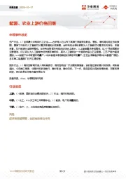 宏观日报：能源、农业上游价格回落