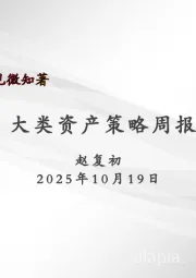 大类资产策略周报