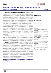 2025年9月经济数据点评：前三季度GDP同比增长5.2%，全年完成目标压力不大