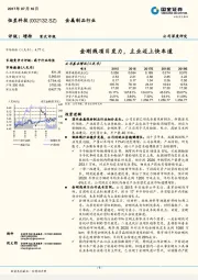 金刚线项目发力，主业迈上快车道