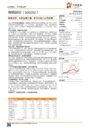 中报业绩大增，多元化助力公司发展