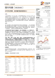半年符合预期，i坚定看好智能音响发力