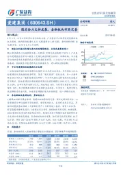 股东协力支持发展，金融板块布局完善