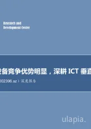 深度报告：企业网络设备竞争优势明显，深耕ICT垂直细分领域