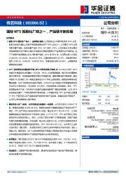 国际MTS规模化厂商之一，产品链不断拓展