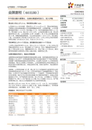 半年报业绩大幅增长，品类和渠道协同发力,买入评级