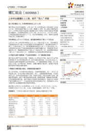 上半年业绩增长5.2倍，给予“买入”评级