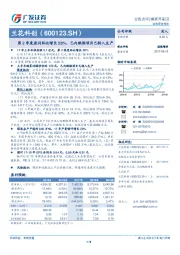 第2季度盈利环比增长28%，己内酰胺项目已转入生产