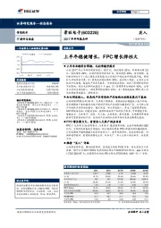 2017年半年报点评：上半年稳健增长，FPC增长弹性大