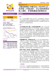 中报点评：子公司并表带动收入增长，手游有望成为新增长点