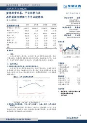 整体经营改善，平台优势凸显原料药提价增强下半年业绩弹性