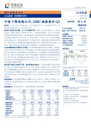 中报下降预期之内，DMC跳涨看好Q3