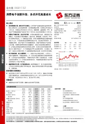 消费电子创新升级，多点开花高速成长