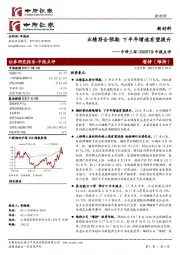 中报点评：业绩符合预期 下半年增速有望提升