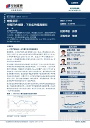 中报点评：中报符合预期，下半年持续高增长