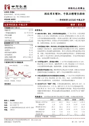 中报点评：投运项目增加，中报业绩增长强劲