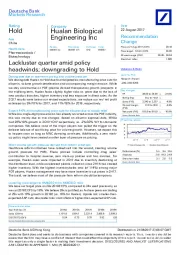 Lackluster quarter amid policy headwinds; downgrading to Hold