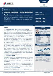 中报业绩大幅超预期，药品板块表现抢眼