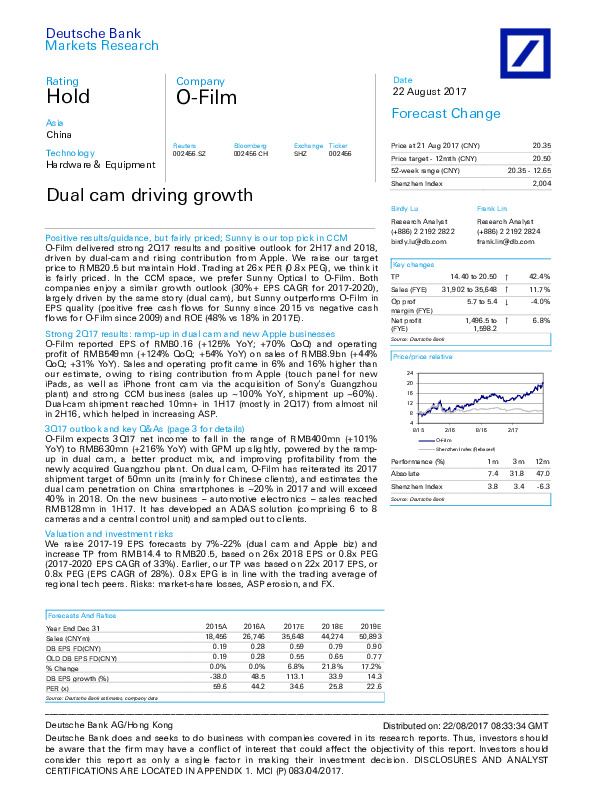 Dual cam driving growth