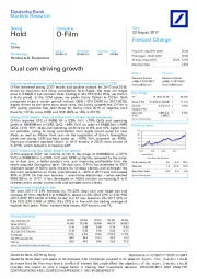 Dual cam driving growth