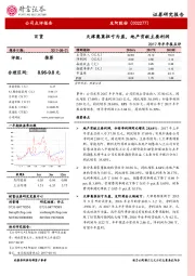 2017年半年报点评：天津奥莱扭亏为盈，地产贡献主要利润