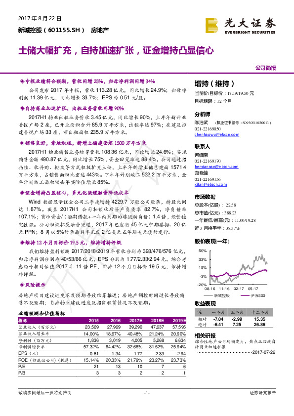 土储大幅扩充，自持加速扩张，证金增持凸显信心