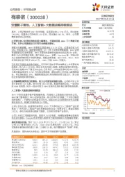 定增靴子落地，人工智能+大数据战略持续推进