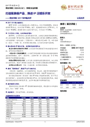 慈文传媒2017年中报点评：打造现象级产品，推进IP泛娱乐开发