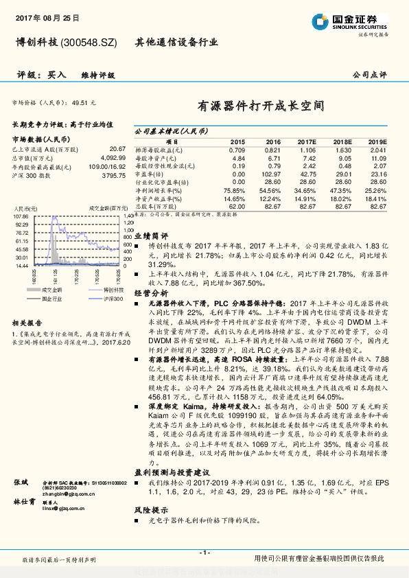 有源器件打开成长空间