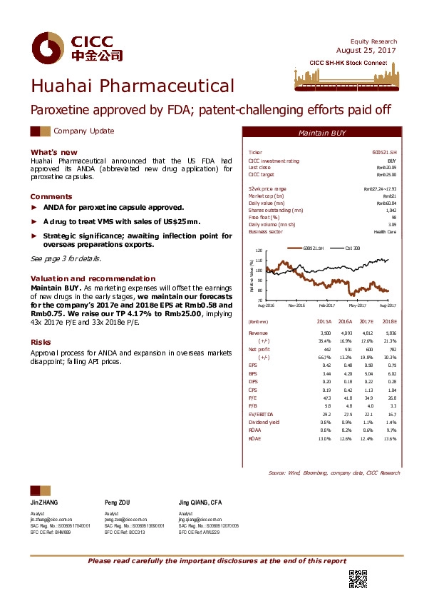 Paroxetine approved by FDA; patent-challenging efforts paid off