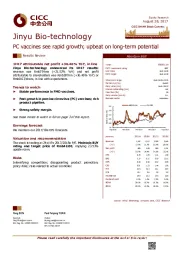 PC vaccines see rapid growth;upbeat on long-term potential