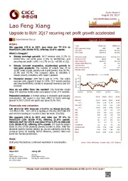 Upgrade to BUY: 2Q17 recurring net profit growth accelerated