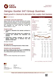 Rapid growth in chemical & alternative fuel, supply chain business