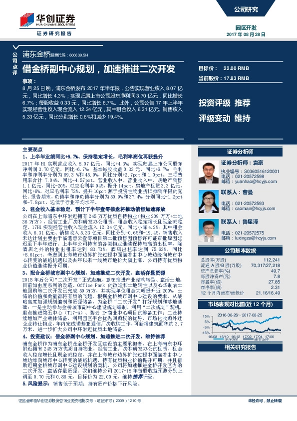 借金桥副中心规划，加速推进二次开发