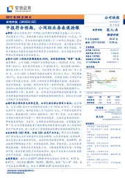 中报符合预期，小间距业务表现抢眼